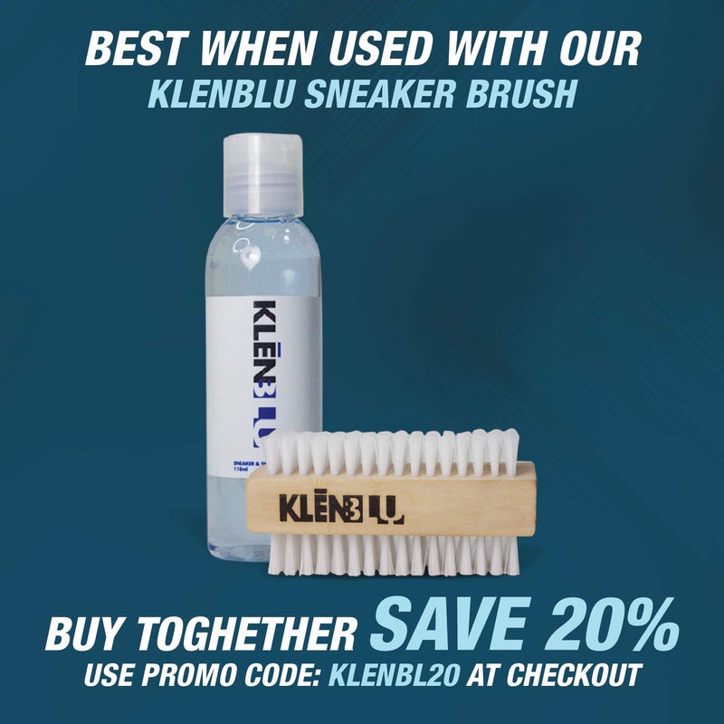 KLENBLU Premium Professional Sneaker Cleaner by KlenBlu - Liquid Shoe Cleaning Solution - Restore Whites, Leather, Suede, Canvas, Knit, Mesh, Rubber and Other Fabrics - Image 5
